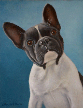french bulldog painting, french bulldog puppy, pet portraits, french bulldog