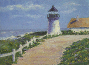 Montara Lighthouse, lighthouse painting